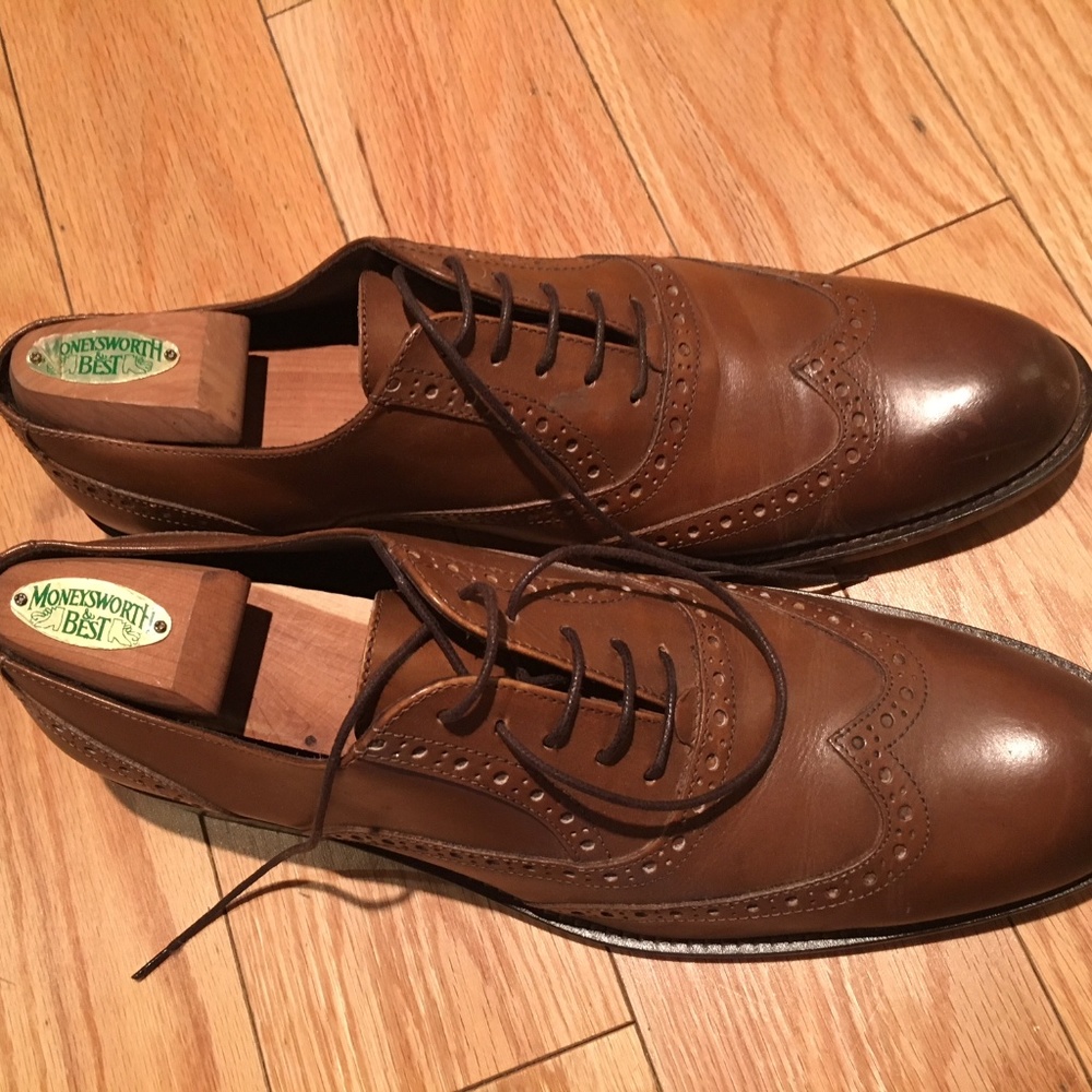 BRUNO MAGLI Alvar Leather Wingtip Balmoral Sz 12